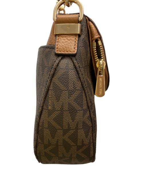 MICHAEL KORS（マイケルコース）MICHAEL KORS (マイケルコース) 2WAYショルダーバッグ ブラウンの古着・服飾アイテム