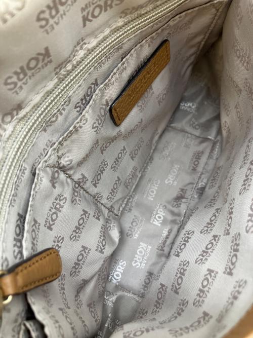 MICHAEL KORS（マイケルコース）MICHAEL KORS (マイケルコース) 2WAYショルダーバッグ ブラウンの古着・服飾アイテム