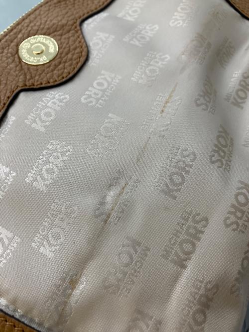 MICHAEL KORS（マイケルコース）MICHAEL KORS (マイケルコース) 2WAYショルダーバッグ ブラウンの古着・服飾アイテム