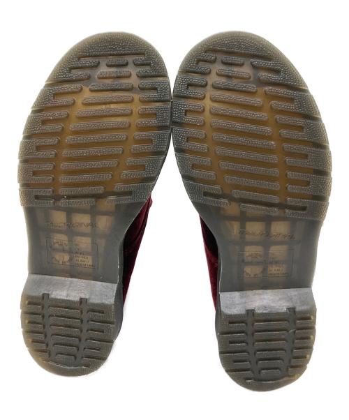 Dr.Martens（ドクターマーチン）Dr.Martens (ドクターマーチン) PASCAL VELVET レッド サイズ:UK4の古着・服飾アイテム