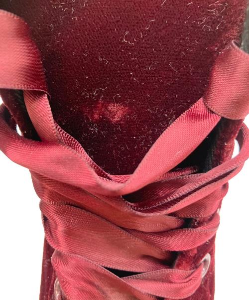 Dr.Martens（ドクターマーチン）Dr.Martens (ドクターマーチン) PASCAL VELVET レッド サイズ:UK4の古着・服飾アイテム