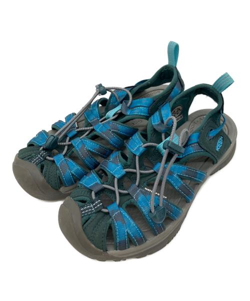 KEEN（キーン）KEEN (キーン) WHISPER（ウィスパー） ブルー×グレー サイズ:US5.5の古着・服飾アイテム