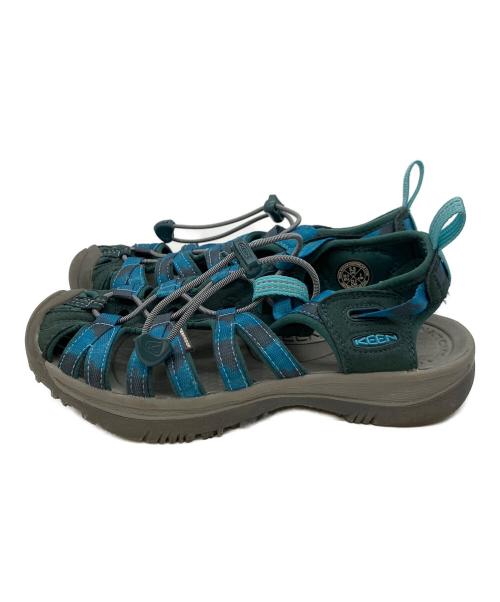 KEEN（キーン）KEEN (キーン) WHISPER（ウィスパー） ブルー×グレー サイズ:US5.5の古着・服飾アイテム