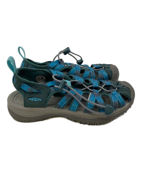 KEEN（キーン）KEEN (キーン) WHISPER（ウィスパー） ブルー×グレー サイズ:US5.5の古着・服飾アイテム