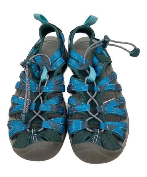KEEN（キーン）KEEN (キーン) WHISPER（ウィスパー） ブルー×グレー サイズ:US5.5の古着・服飾アイテム