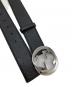 GUCCI (グッチ) インターロッキングGバックルベルト ブラック サイズ:85/34：18000円