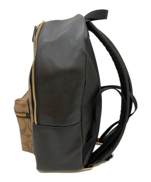 COACH（コーチ）COACH (コーチ) リュック ベージュ×ブラックの古着・服飾アイテム