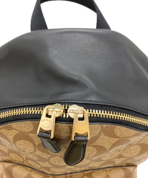 COACH（コーチ）COACH (コーチ) リュック ベージュ×ブラックの古着・服飾アイテム