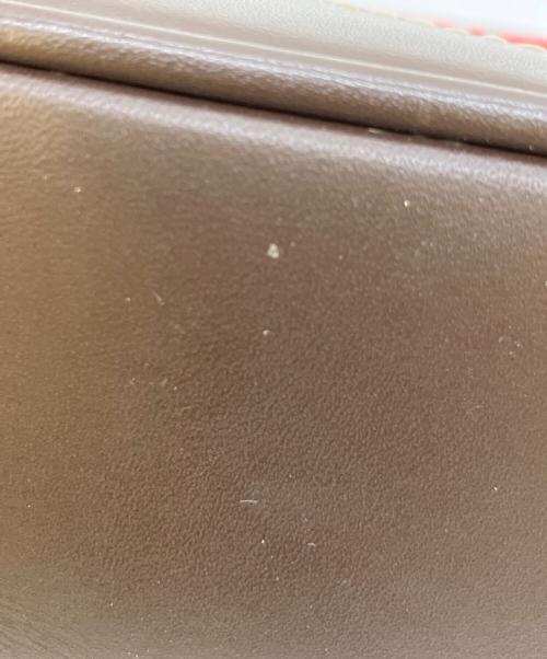 COACH（コーチ）COACH (コーチ) ハンドバッグ レッド×ブラウンの古着・服飾アイテム