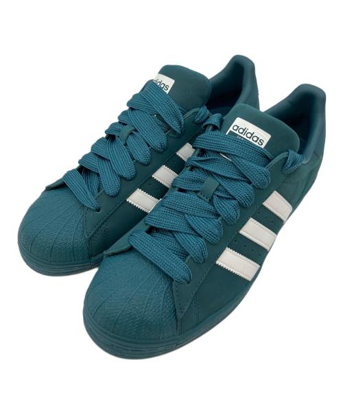 adidas（アディダス）adidas (アディダス) SUPERSTAR NUBUCK PACK（スーパースターヌバックパック） グリーン サイズ:US8.5の古着・服飾アイテム