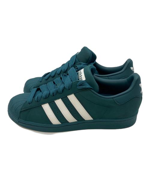 adidas（アディダス）adidas (アディダス) SUPERSTAR NUBUCK PACK（スーパースターヌバックパック） グリーン サイズ:US8.5の古着・服飾アイテム