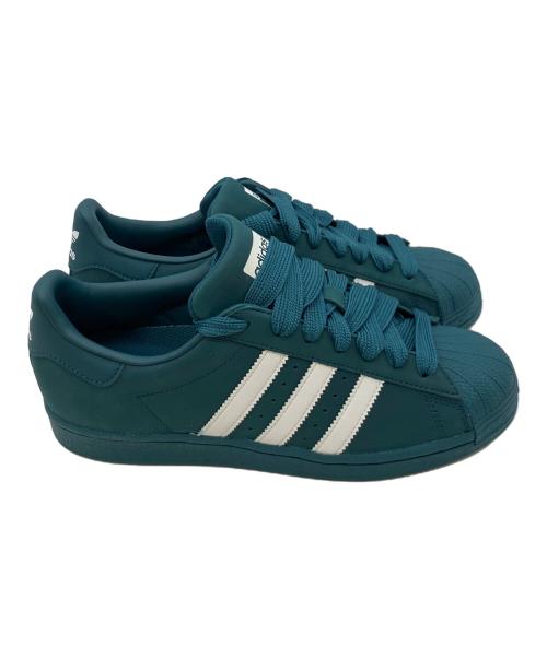 adidas（アディダス）adidas (アディダス) SUPERSTAR NUBUCK PACK（スーパースターヌバックパック） グリーン サイズ:US8.5の古着・服飾アイテム
