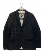 DIESELディーゼル）の古着「テーラードジャケット」｜ブラック