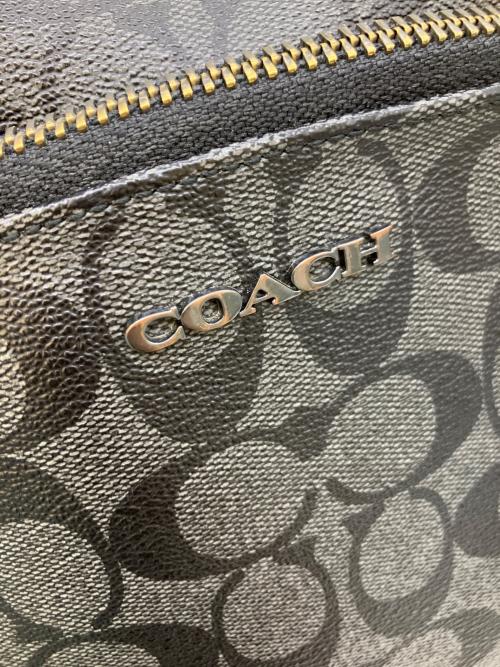 COACH（コーチ）COACH (コーチ) ボディーバッグ グレー×ブラックの古着・服飾アイテム