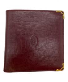 Cartier（カルティエ）の古着「2つ折り財布」｜ワインレッド