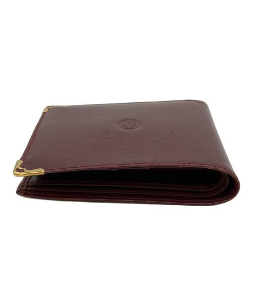Cartier（カルティエ）Cartier (カルティエ) 2つ折り財布 ワインレッドの古着・服飾アイテム