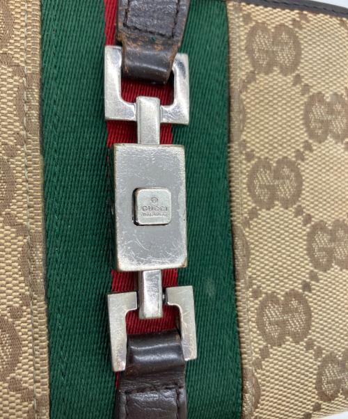 GUCCI（グッチ）GUCCI (グッチ) 2つ折り財布 ブラウンの古着・服飾アイテム
