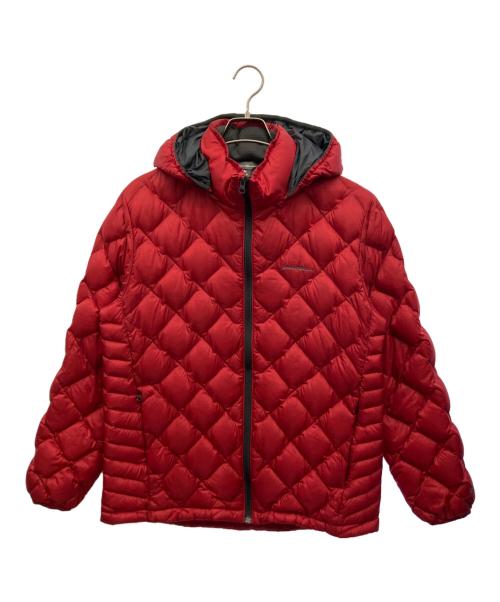 Eddie Bauer（エディーバウアー）Eddie Bauer (エディーバウアー) ダウンジャケット レッド サイズ:Mの古着・服飾アイテム