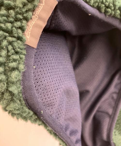 Eddie Bauer（エディーバウアー）Eddie Bauer (エディーバウアー) ボアジャケット グリーン×ネイビー サイズ:Mの古着・服飾アイテム