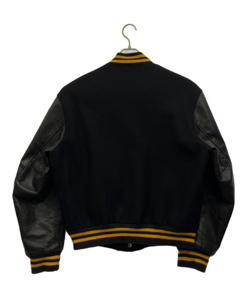 Golden Bear（ゴールデンベア）Golden Bear (ゴールデンベア) スタジャン ブラック×イエロー サイズ:XLの古着・服飾アイテム