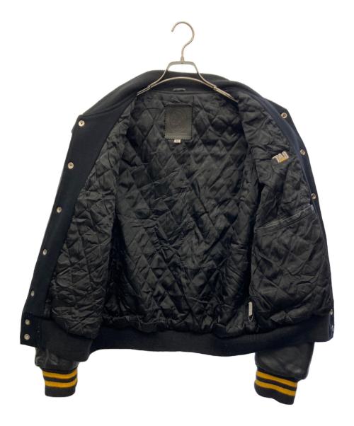 Golden Bear（ゴールデンベア）Golden Bear (ゴールデンベア) スタジャン ブラック×イエロー サイズ:XLの古着・服飾アイテム