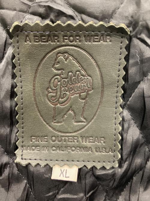 Golden Bear（ゴールデンベア）Golden Bear (ゴールデンベア) スタジャン ブラック×イエロー サイズ:XLの古着・服飾アイテム
