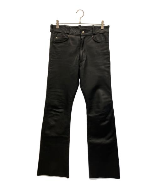 HARLEY-DAVIDSON（ハーレーダビッドソン）HARLEY-DAVIDSON (ハーレーダビッドソン) レザーパンツ ブラック サイズ:32の古着・服飾アイテム