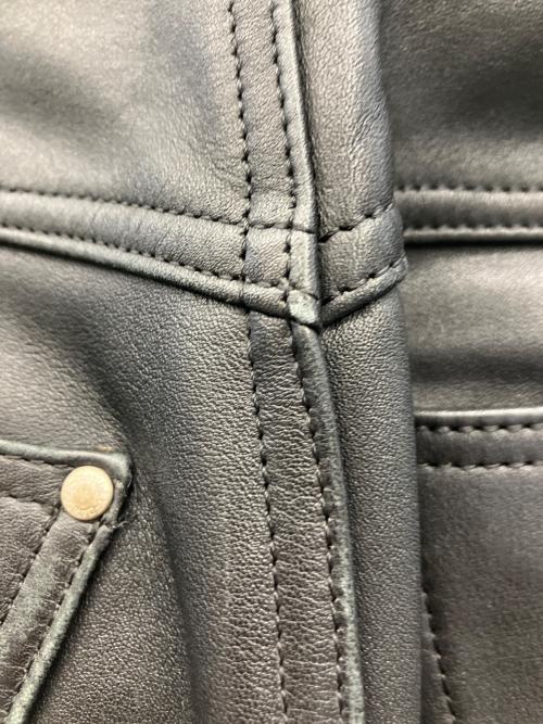 HARLEY-DAVIDSON（ハーレーダビッドソン）HARLEY-DAVIDSON (ハーレーダビッドソン) レザーパンツ ブラック サイズ:32の古着・服飾アイテム