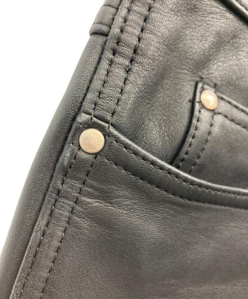 HARLEY-DAVIDSON（ハーレーダビッドソン）HARLEY-DAVIDSON (ハーレーダビッドソン) レザーパンツ ブラック サイズ:32の古着・服飾アイテム