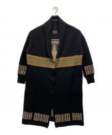 PENDLETON×B:MING by BEAMS（ペンドルトン×ビーミングバイビームス）の古着「厚手カーディガン」｜ブラック×ベージュ
