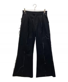 中古・古着通販】LOEWE (ロエベ) スラックス ブラック サイズ:46 未
