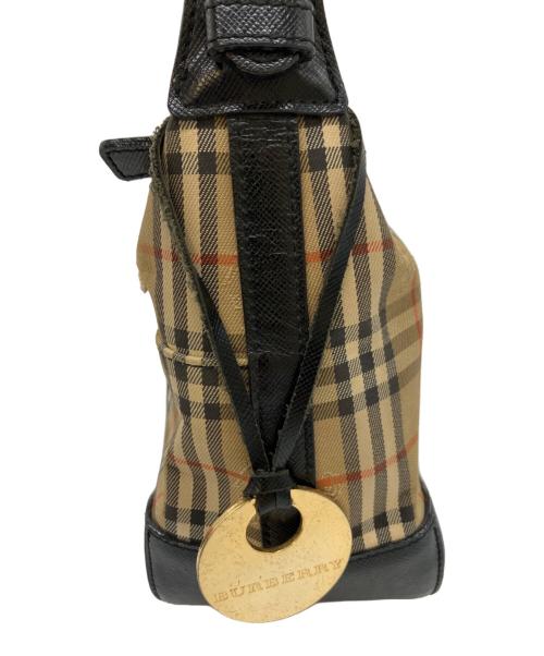 BURBERRY（バーバリー）BURBERRY (バーバリー) ワンショルダーバッグ ベージュ×ブラックの古着・服飾アイテム