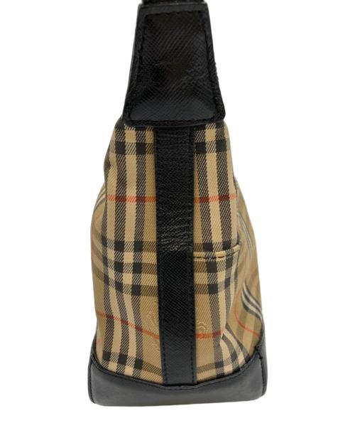 BURBERRY（バーバリー）BURBERRY (バーバリー) ワンショルダーバッグ ベージュ×ブラックの古着・服飾アイテム