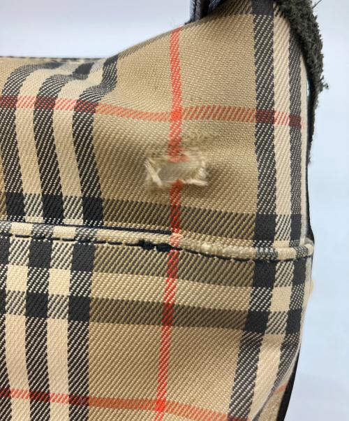 BURBERRY（バーバリー）BURBERRY (バーバリー) ワンショルダーバッグ ベージュ×ブラックの古着・服飾アイテム