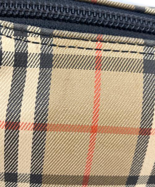BURBERRY（バーバリー）BURBERRY (バーバリー) ワンショルダーバッグ ベージュ×ブラックの古着・服飾アイテム