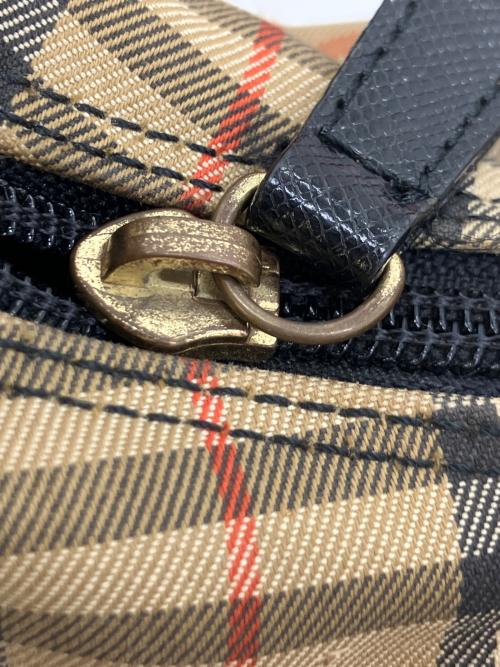 BURBERRY（バーバリー）BURBERRY (バーバリー) ワンショルダーバッグ ベージュ×ブラックの古着・服飾アイテム