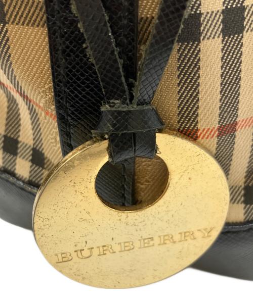 BURBERRY（バーバリー）BURBERRY (バーバリー) ワンショルダーバッグ ベージュ×ブラックの古着・服飾アイテム