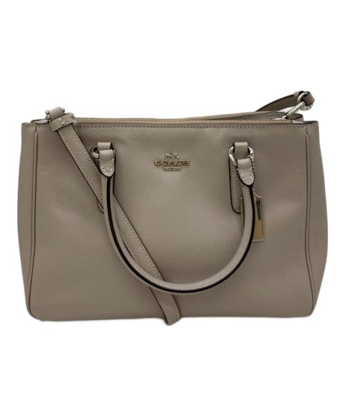 COACH（コーチ）COACH (コーチ) ハンドバッグ グレージュの古着・服飾アイテム