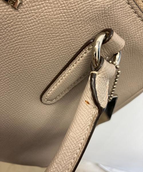 COACH（コーチ）COACH (コーチ) ハンドバッグ グレージュの古着・服飾アイテム