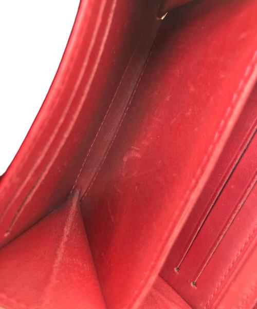 LOUIS VUITTON（ルイ ヴィトン）LOUIS VUITTON (ルイ ヴィトン) ラウンドファスナー財布 レッドの古着・服飾アイテム