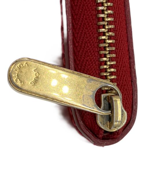 LOUIS VUITTON（ルイ ヴィトン）LOUIS VUITTON (ルイ ヴィトン) ラウンドファスナー財布 レッドの古着・服飾アイテム