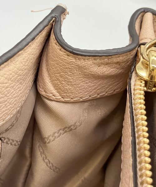 MICHAEL KORS（マイケルコース）MICHAEL KORS (マイケルコース) 2WAYショルダーバッグ ピンクの古着・服飾アイテム