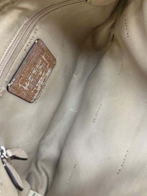 COACH（コーチ）COACH (コーチ) ショルダーバッグ ベージュの古着・服飾アイテム