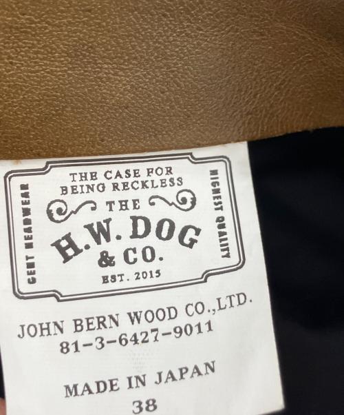 THE H.W.DOG&CO.（エイチダブリュードッグアンドコー）THE H.W.DOG&CO. (エイチダブリュードッグアンドコー) ハンチング ブラックの古着・服飾アイテム