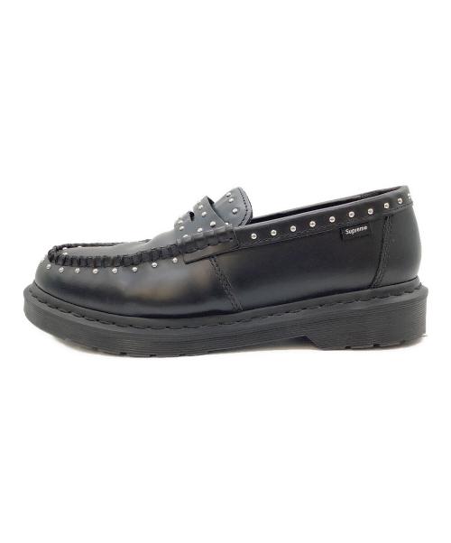 Dr.Martens（ドクターマーチン）Dr.Martens (ドクターマーチン) SUPREME (シュプリーム)  Studded Penton Loafer ブラック サイズ:US10の古着・服飾アイテム