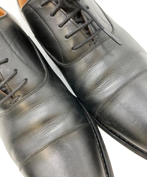 SCOTCH GRAIN（スコッチグレイン）SCOTCH GRAIN (スコッチグレイン) ストレートチップシューズ ブラック サイズ:24 1/2の古着・服飾アイテム
