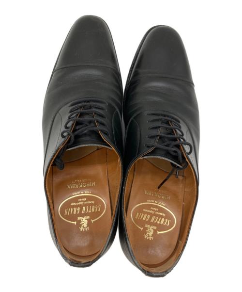SCOTCH GRAIN（スコッチグレイン）SCOTCH GRAIN (スコッチグレイン) ストレートチップシューズ ブラック サイズ:24　1/2の古着・服飾アイテム