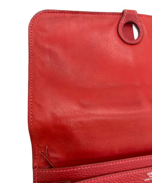 HERMES（エルメス）HERMES (エルメス) 長財布 レッドの古着・服飾アイテム