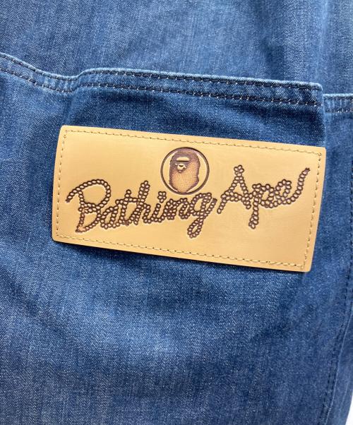 A BATHING APE（アベイシングエイプ）A BATHING APE (アベイシングエイプ) トートバッグ インディゴの古着・服飾アイテム