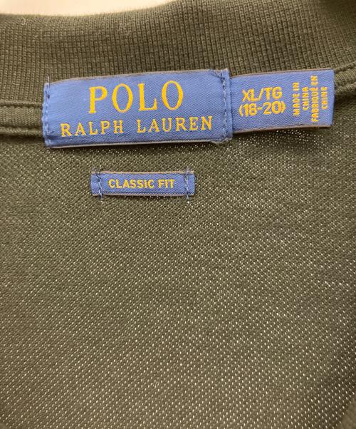 POLO RALPH LAUREN（ポロ・ラルフローレン）POLO RALPH LAUREN (ポロ・ラルフローレン) ポロシャツ モスグリーン サイズ:XLの古着・服飾アイテム